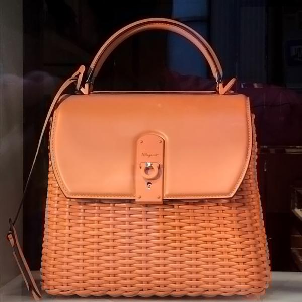 Grained Leather Tote